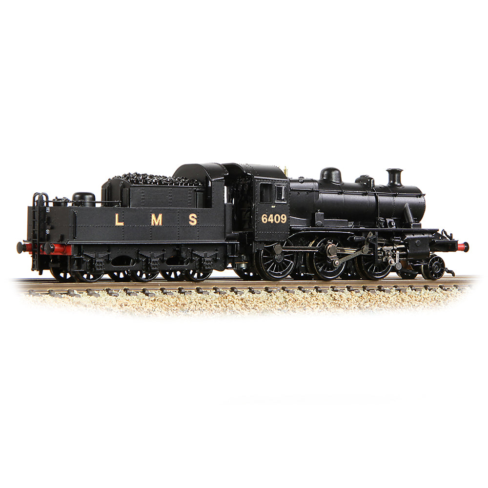 Graham Farish 372-627B LMS Ivatt 2MT 6409 LMS Black N Gauge