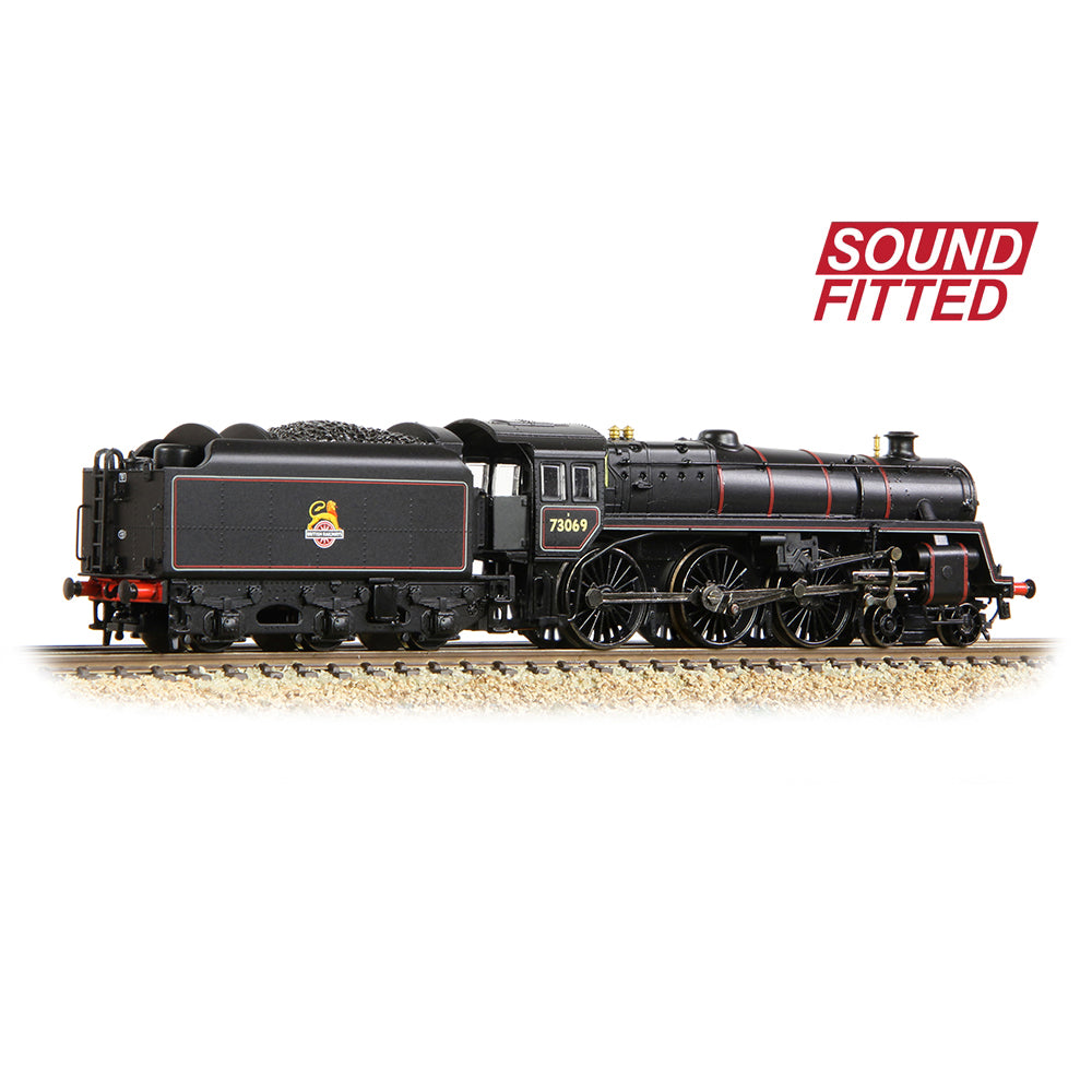 Graham Farish 372-730ASF BR Standard 5MT with BR1C Tender 73069 BR Lined Black (Early Emblem) N Gauge