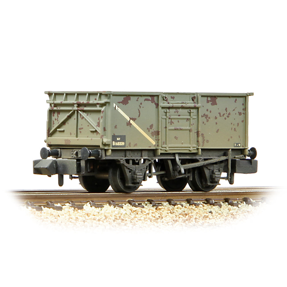 Graham Farish 377-227J BR 16T Steel Mineral Wagon with Top Flap Doors BR Grey [W] N Gauge