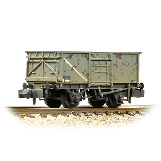 Graham Farish 377-227J BR 16T Steel Mineral Wagon with Top Flap Doors BR Grey [W] N Gauge