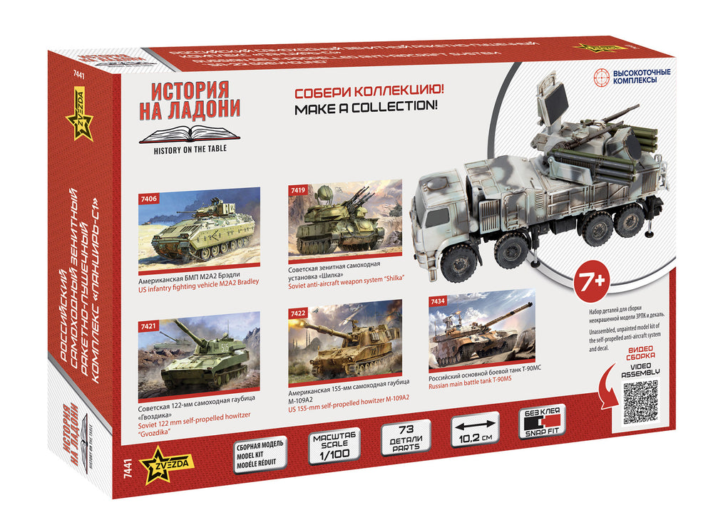 Zvezda 7441 Russian Self-Propelled Anti-Aircraft System "SA-22 Greyhound"