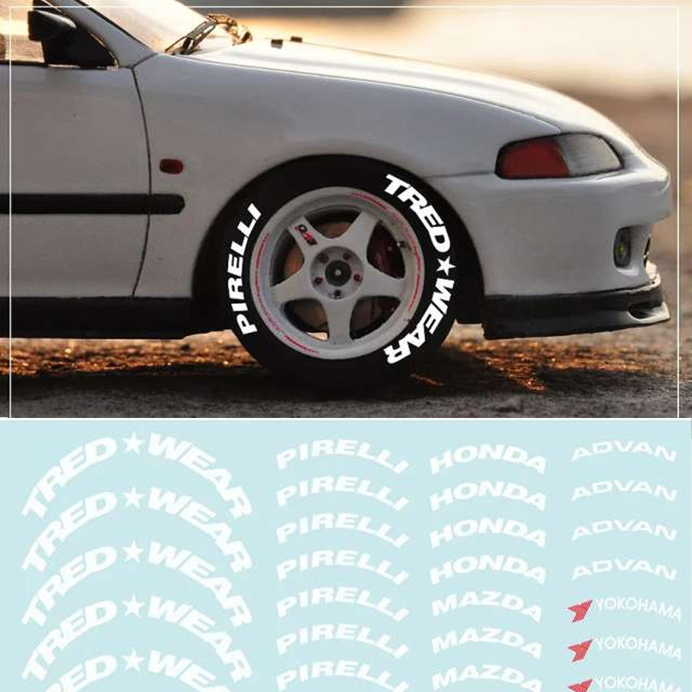 ZoomOn 1:24 Tyre Decals Set (B) ZD089