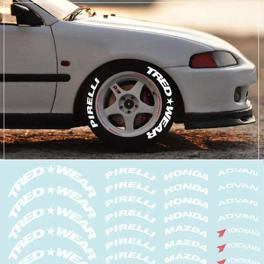 ZoomOn 1:24 Tyre Decals Set (B) ZD089