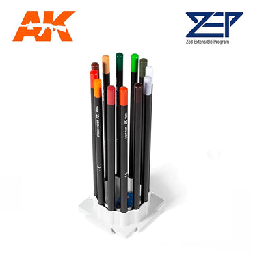 ZEP Weathering Pencils Holder - Modular Workbench Organization System MS108