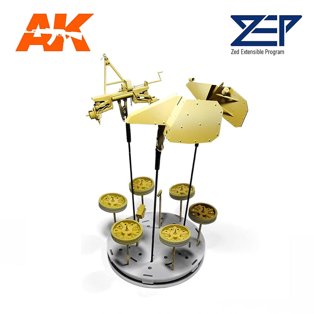 ZEP Rotary Base for Model Kit Assembling, Painting, Weathering MSJ04