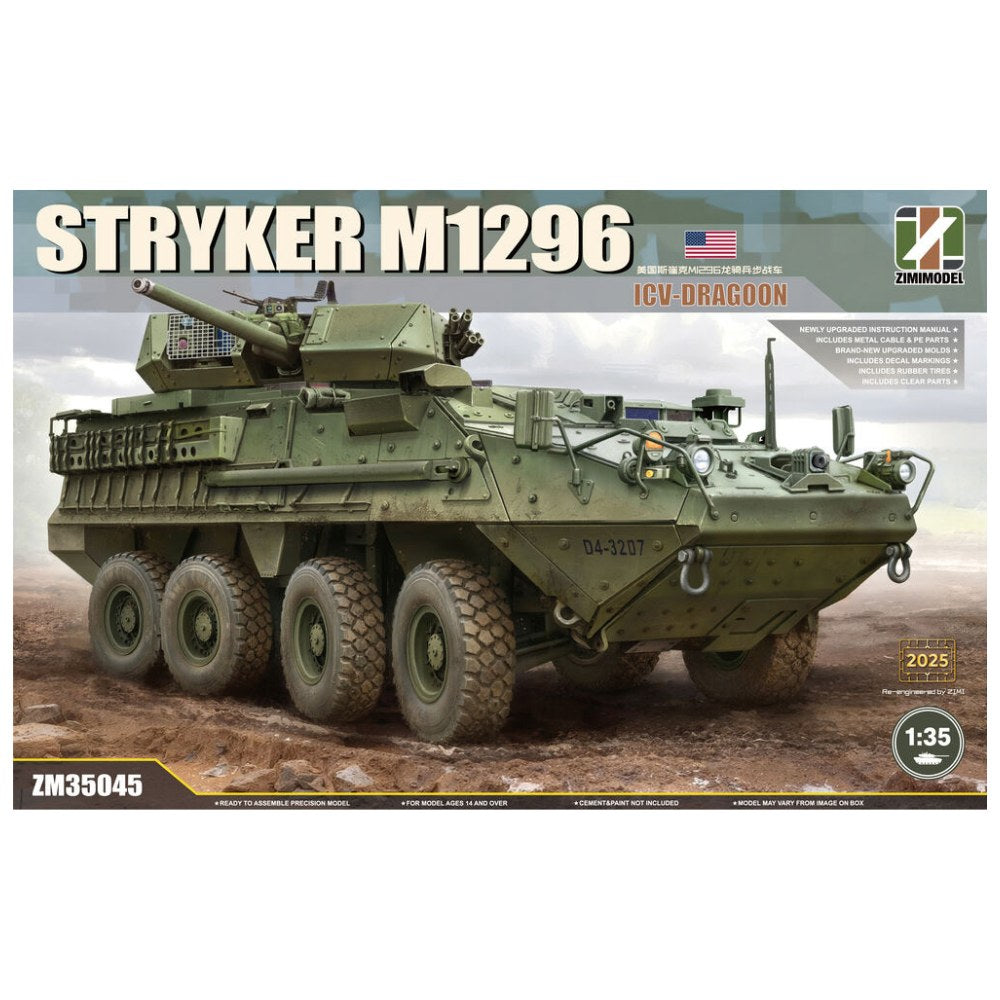 Zimi Model 35045 Stryker M1296 ICV-Dragoon 1:35 Model Kit