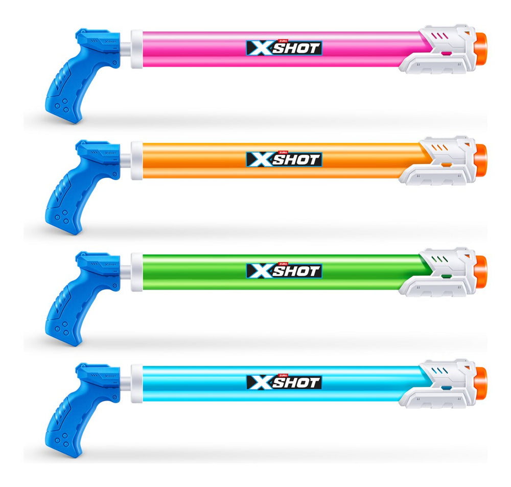 Zuru XSHOT Water Warfare Tube Blaster 720ml (Assorted Colours)