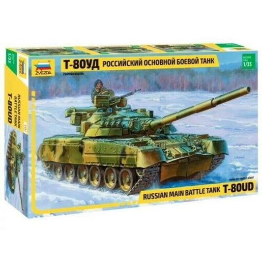 Zvezda 3591 Russian  Main Battle Tank T-80UD 1:35 Plastic Model Kit