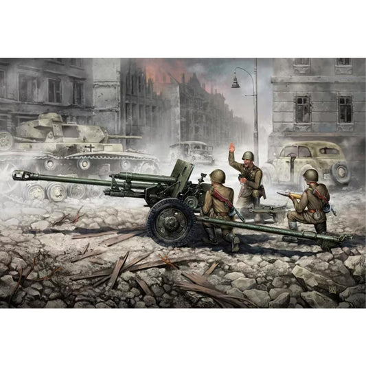 Zvezda Zis-3 With Crew 1:35 Model Kit 3671