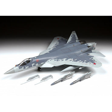 Zvezda 4824 Sukhoi  SU-57 Russian 5th Gen. Fighter 1:48 Plastic Model Kit