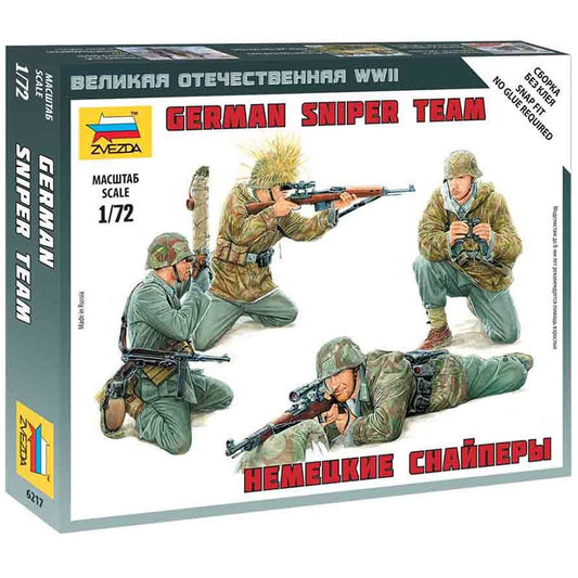 Zvezda 6217 German Sniper Team 1:72 Figures Model Kit