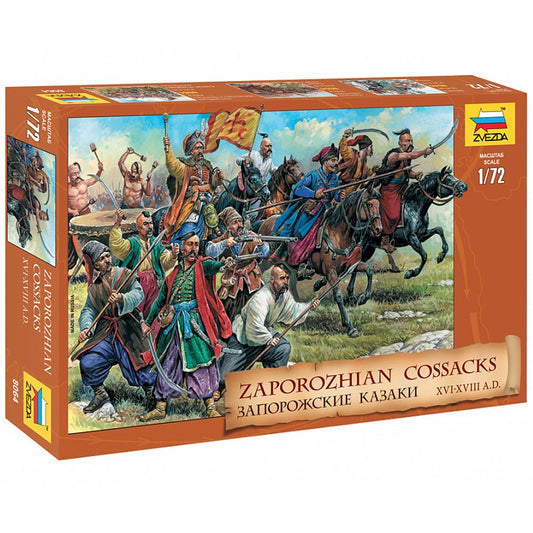 Zvezda 8064 Cossacks 16th - 18th Century 1:72 Plastic Model Kit