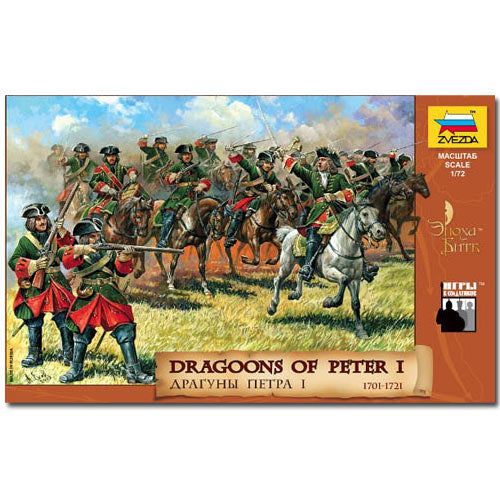 ZVEZDA 8072 Dragoons Of Peter The Great Model Kit 1:72