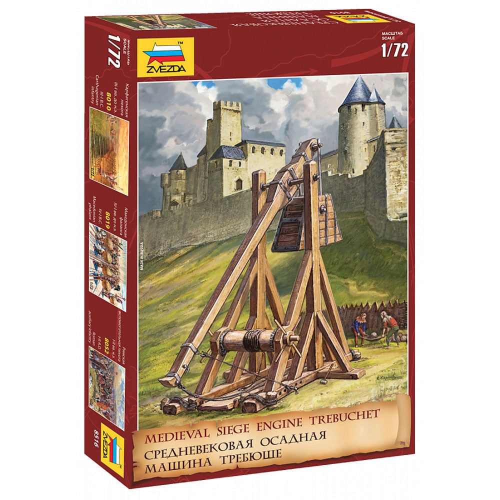 Zvezda 8516 Medieval Trebuchet 1:72 Plastic Model Kit