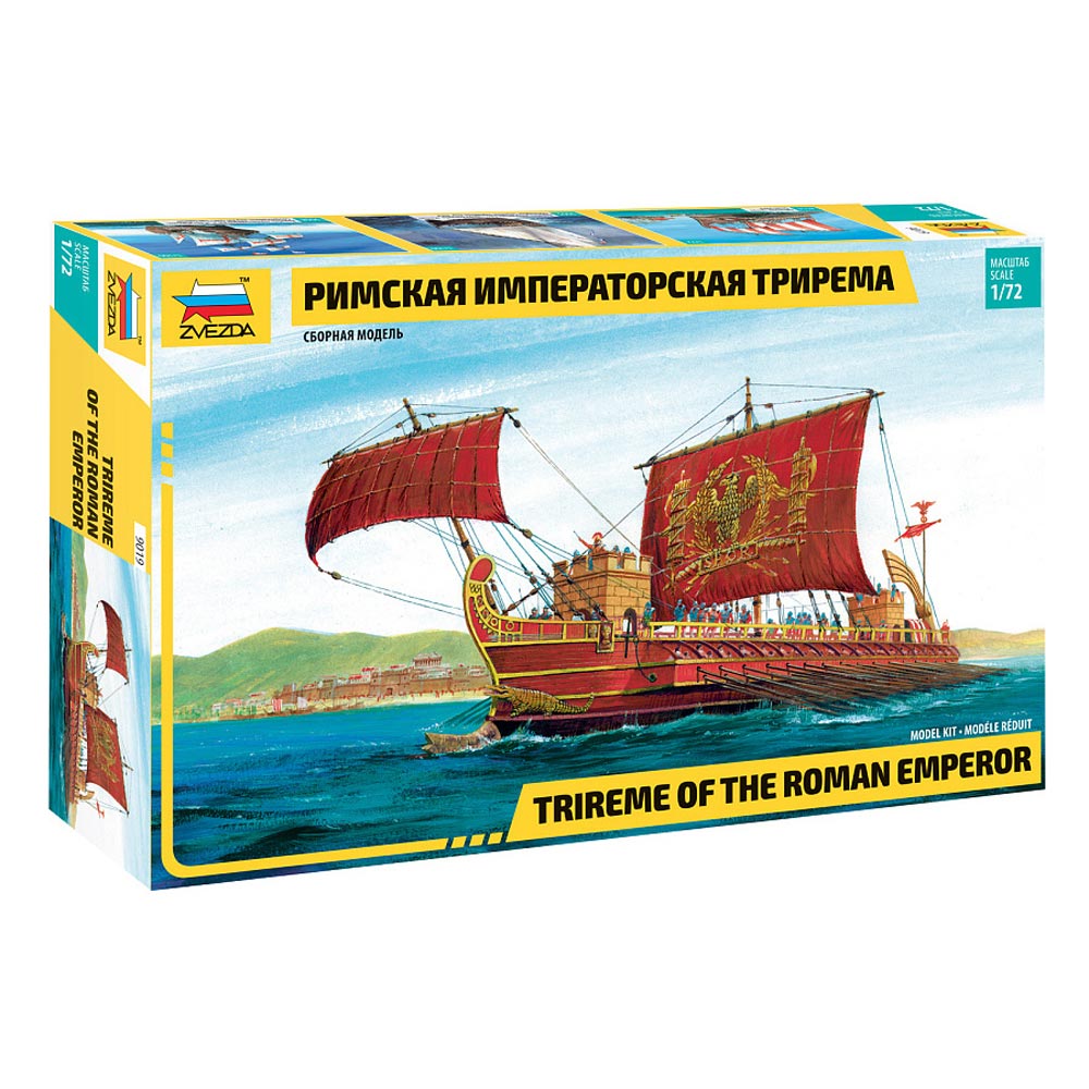 Zvezda 9019 Roman Emperor Ship 1:72 Model Kit