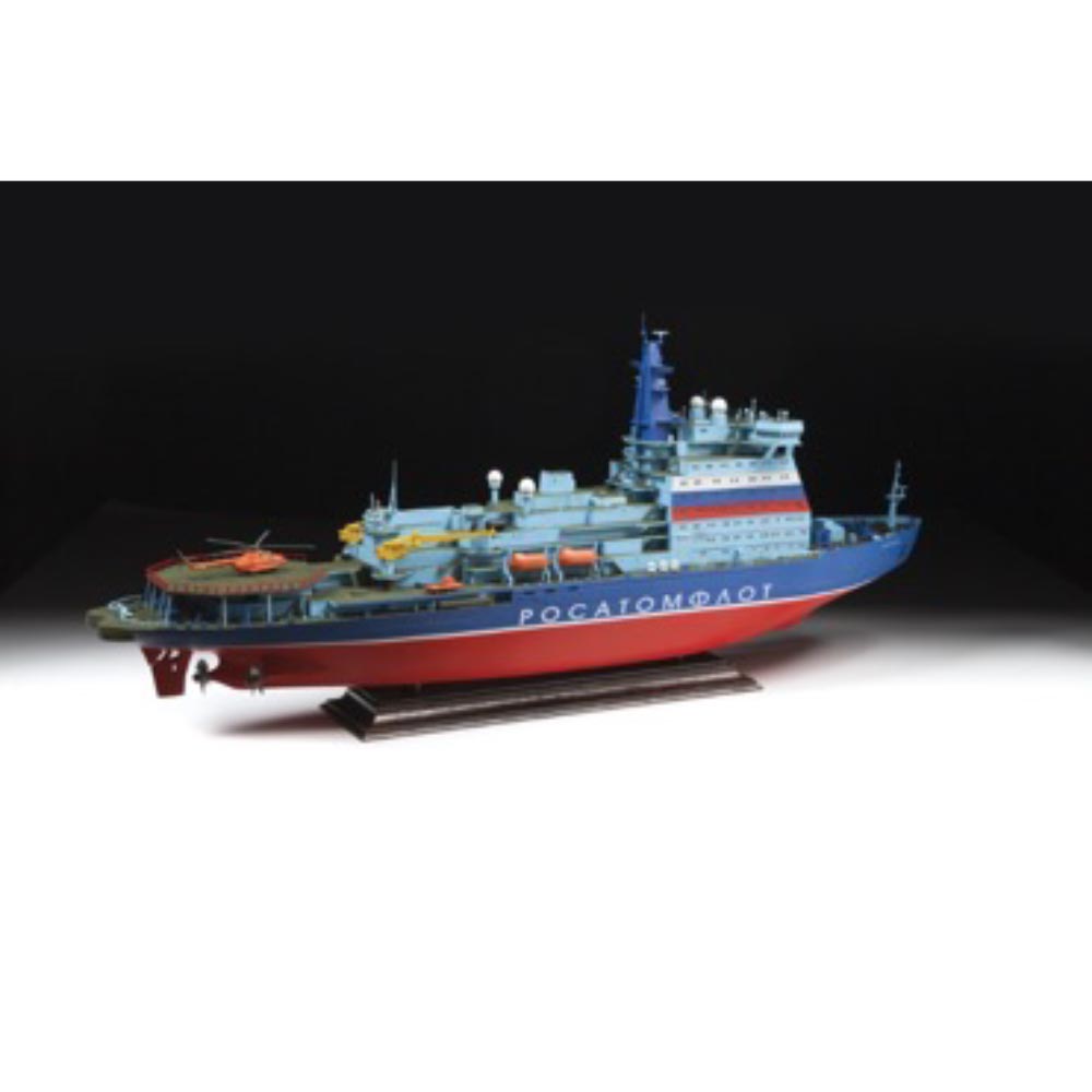 Zvezda 9044  Arktika Russian Nuclear Powered Ice Breaker 1:350 Plastic Model Kit
